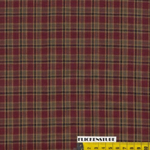 Rot-Braun-Grün-Schwarze Karos